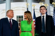 President Trump’s son Barron tested positive for Covid-19