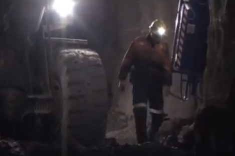 A still from a promotional video on the mine
