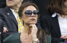 Eh, should we tell her...? Victoria Beckham asks about the weather