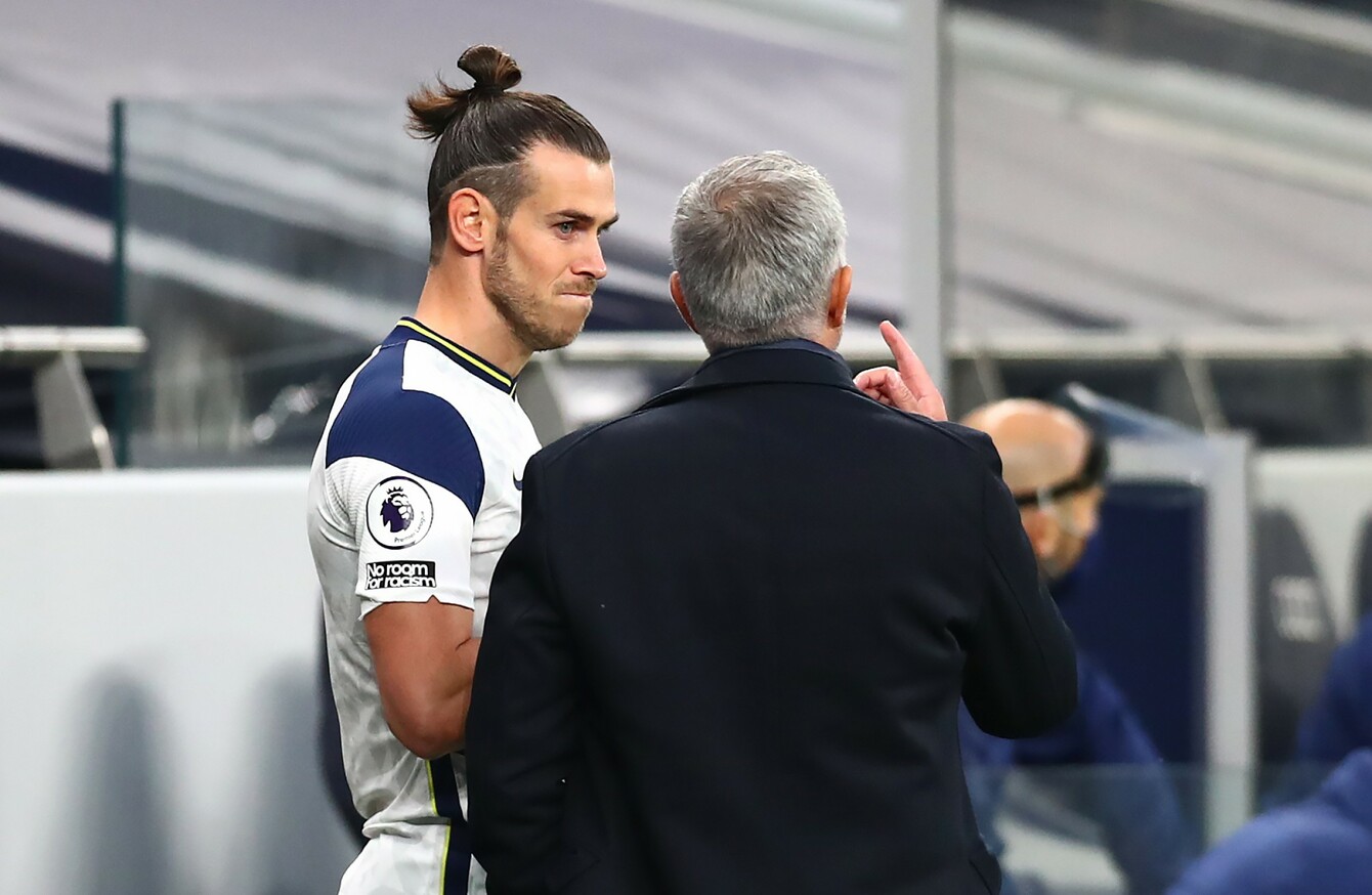 Spurs boss Mourinho refuses to blame Bale introduction for ...