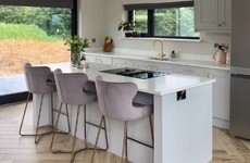 'Our tiler loved us!': Noelle shares her eye-catching kitchen with herringbone flooring