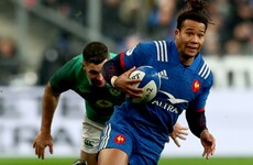 France wing Thomas ruled out of Ireland clash with fullback Bouthier a doubt