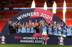Joy for Irish international Campbell as Manchester City retain FA Cup crown