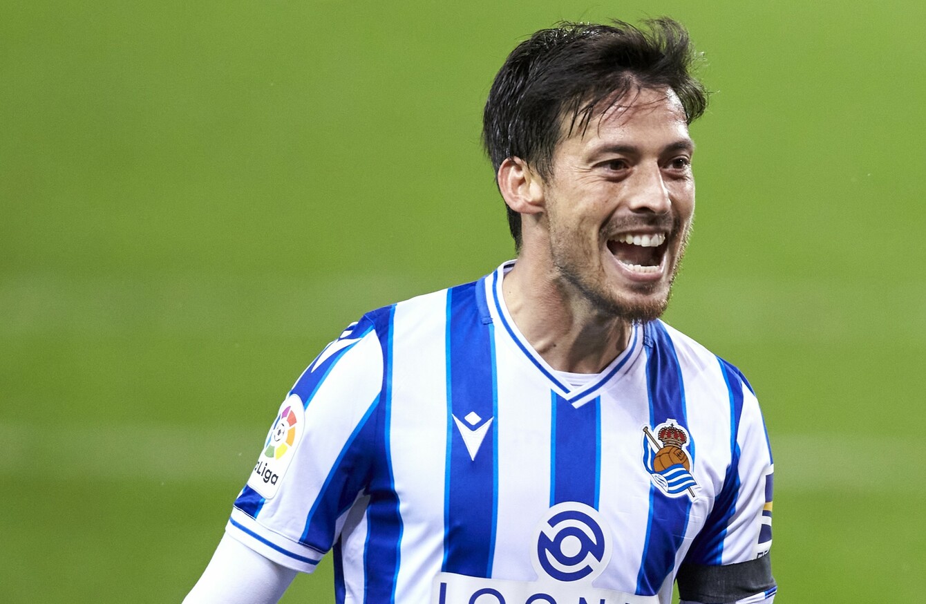 David Silva off the mark as Real Sociedad go back to top of La Liga