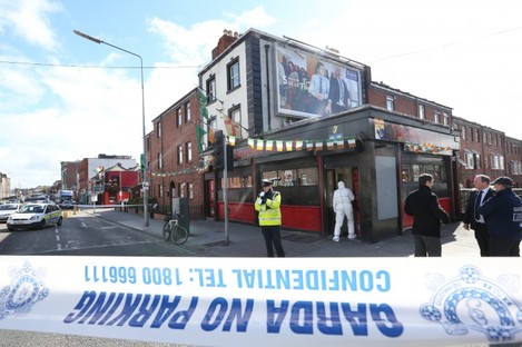 35-year-old Michael Barr was killed at the Sunset House pub  in Dublin's north inner city.