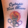 Olympic torchbearer gets tattoo to celebrate... but there's just one problem