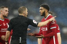 Liverpool pair voice frustrations with handball law