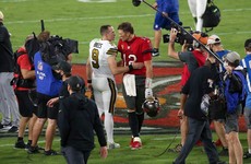 Brees outduels Brady as Saints crush Bucs, Chiefs survive scare and history-making Steelers go 8-0