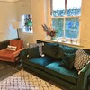 'I was determined to have a velvet green sofa': Cliona shares her retro-inspired living room in Howth