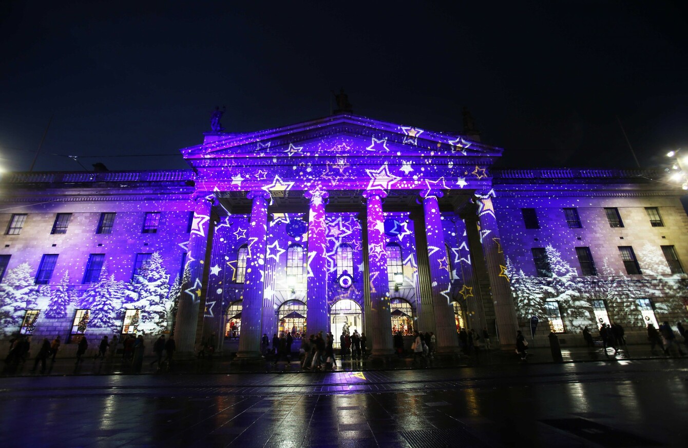 17 iconic Dublin buildings and city streets to light up in December for