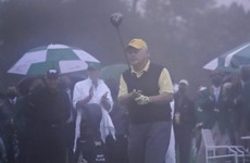 Play suspended at The Masters just 25 minutes after first round tees off