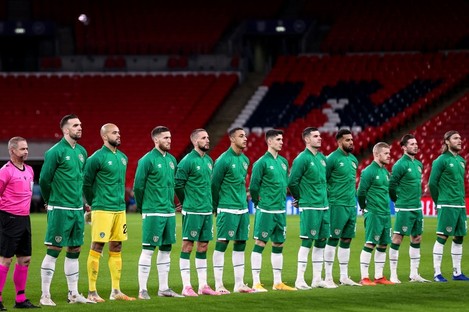 The Ireland team (file pic).