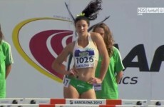 Video of this Australian hurdler's pre-race warm-up dance is going viral