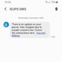 Warning over spate of fake texts claiming customs charges owed on online buys