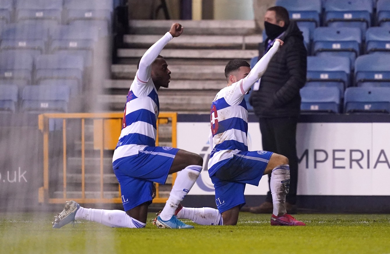 Qpr Players Take A Knee While Celebrating Goal Against Millwall The42