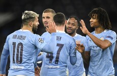 Aguero scores on injury-return as Man City finish group stage with 3-0 win