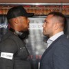Security called to separate Anthony Joshua and Kubrat Pulev at weigh-in