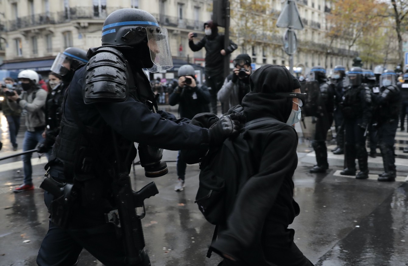 Dozens arrested in Paris as protests continue against proposed security law