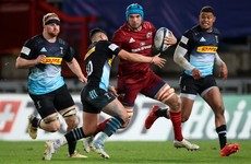Coombes try on European debut helps Munster to win over Harlequins