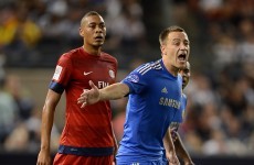 Rousing welcome for John Terry at Yankee Stadium
