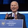 Biden praises US 'flame of democracy' and criticises Trump after Electoral College win
