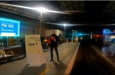 A man proposed to his Dart driver girlfriend as she pulled into Pearse Station last night