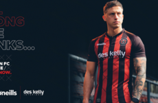 Bohs pay tribute to Dalymount's floodlights with new home jersey
