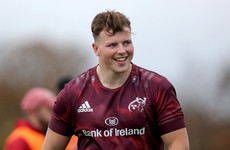 21-year-old prop Wycherley gets first European start for Munster in Clermont