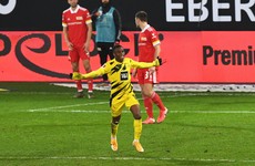 16-year-old wonderkid becomes youngest Bundesliga scorer but Dortmund flop at Union Berlin