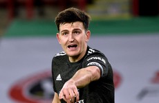 Harry Maguire played more than any other professional footballer in 2020