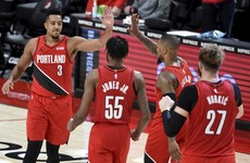 McCollum lifts Trail Blazers to OT win over Rockets, Cavs edge Pistons