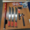 Two men to appear in court after machetes, axes and baseball bat seized in Cork
