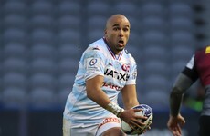 Simon Zebo scores late winning try in the snow for Racing against Clermont