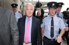 A nice tan but no cheeky grin from Seánie on his day in court