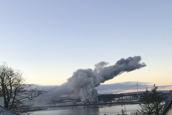 Major fire at Cork Port brought under control; no casualties reported - Vimarsana News