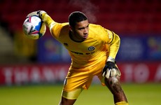 18-year-old Irish 'keeper Bazunu channels his inner Packie Bonner with glorious assist