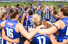 'One of the most exciting Irish talents' helps North Melbourne power top of AFLW ladder