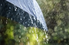 Status Yellow rainfall warning in place for five counties
