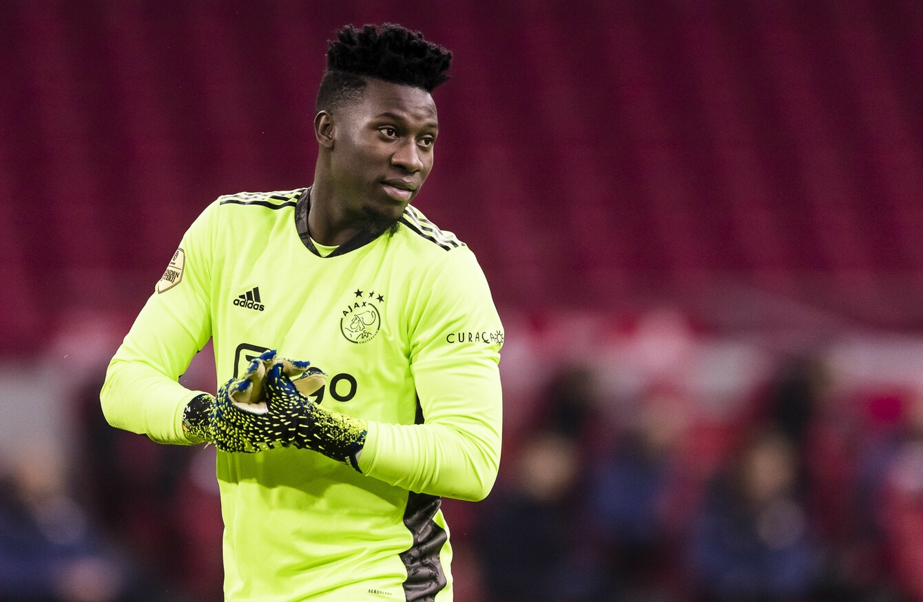 Ajax goalkeeper Onana handed 12-month ban following failed doping test