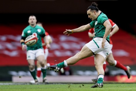 Ireland wing James Lowe put his left boot to good use in Cardiff.