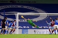 Villa goalkeeper Martinez ensures his side leave wasteful Brighton with a point