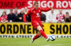 Sidelined: Sligo striker North out for the season