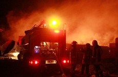 Firefighters battle huge blaze at Afghanistan-Iran border