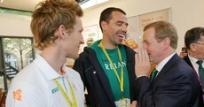 In pictures: Enda Kenny offers some last-minute encouragement to Ireland's Games hopefuls