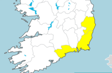 Status Yellow wind warnings to come into effect for three counties in south-east from tonight