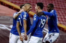 Everton secure first win over Liverpool at Anfield in 21st century