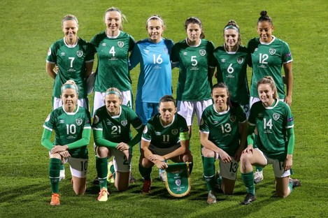 The Irish team (file pic).