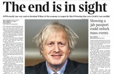 'The end is in sight': UK papers rejoice after Boris Johnson outlines roadmap out of lockdown