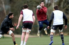 'He really looked good': Carbery making strides towards Munster return