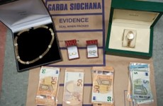 €22.5k worth of cash and jewellery, including Rolex watches, seized during raid in Longford